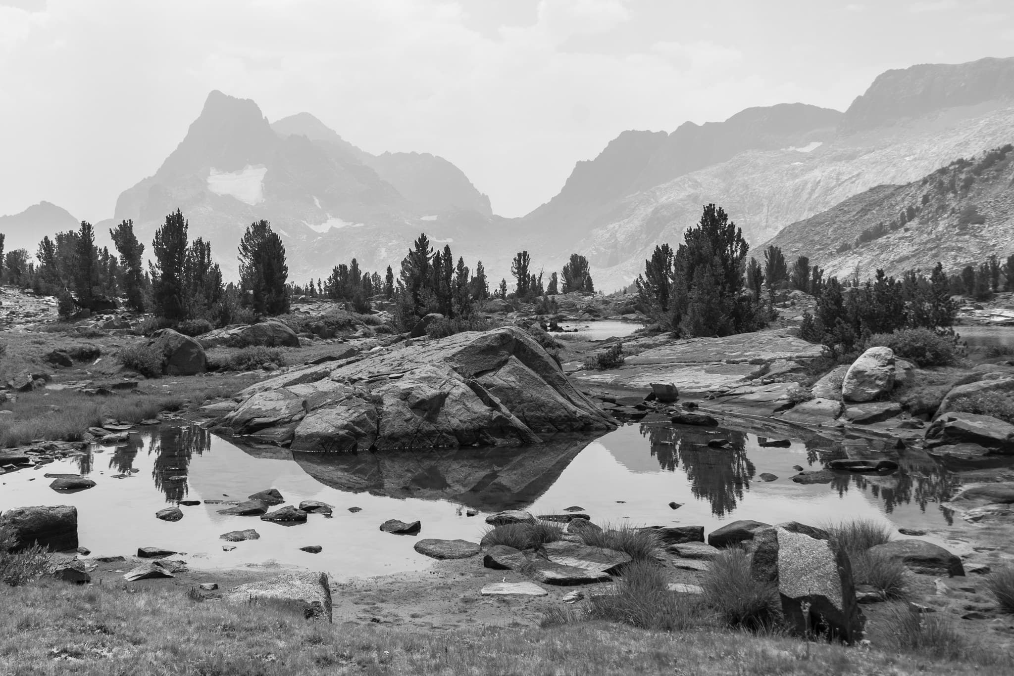 Glacial pond in the Ansel Adams Wildnerness