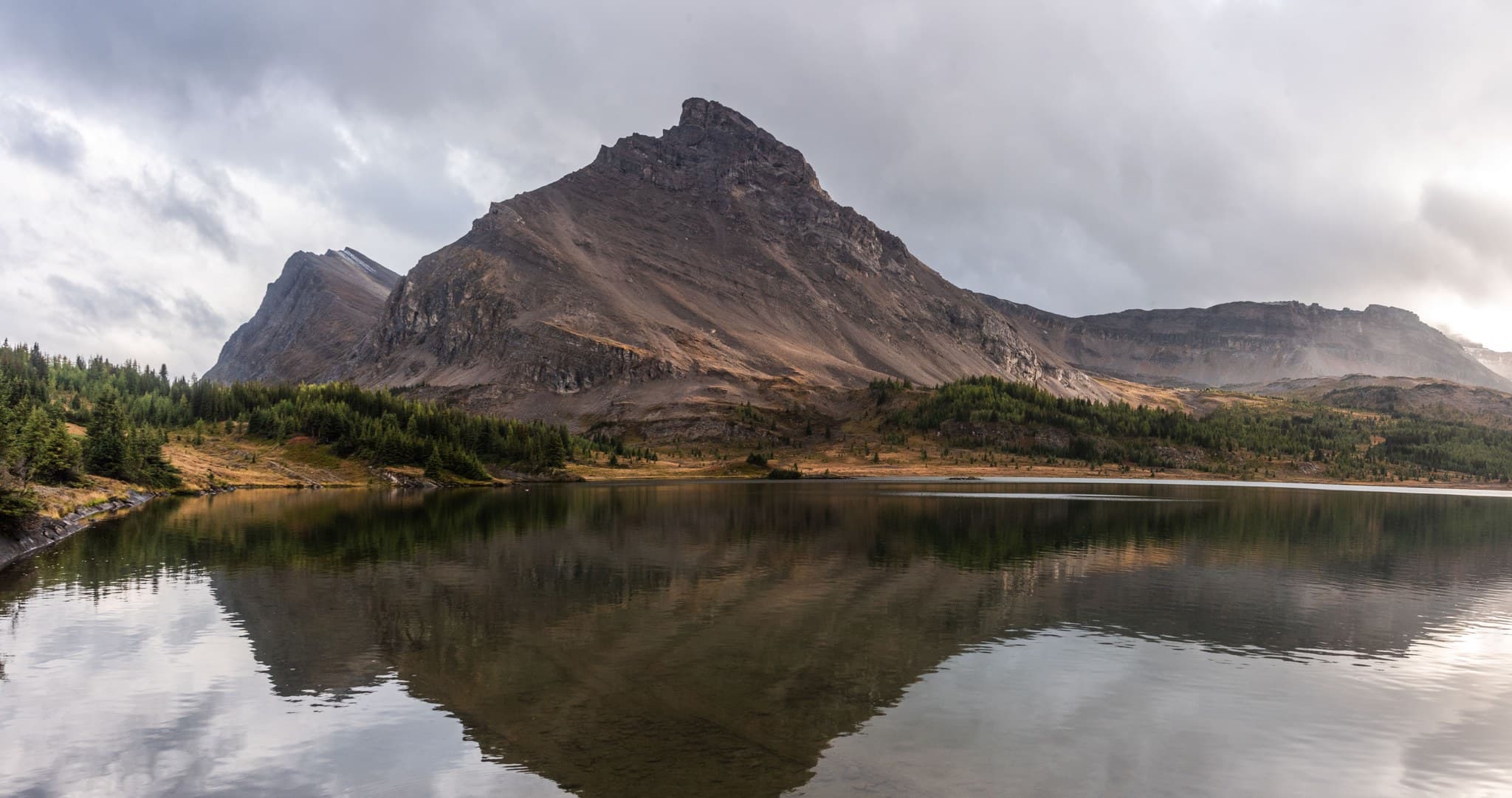 Baker Lake and Brachiopod Mountain