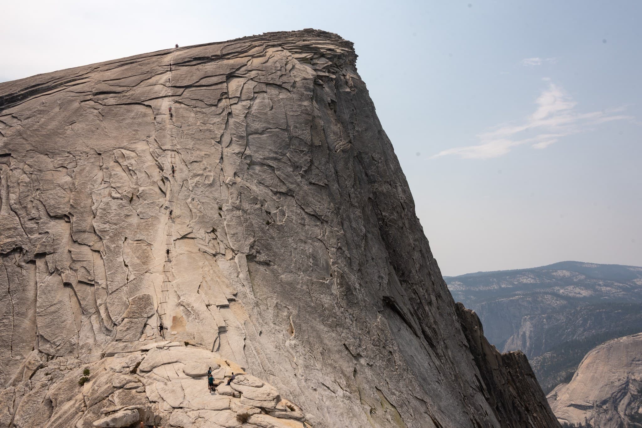 Ascending Half Dome