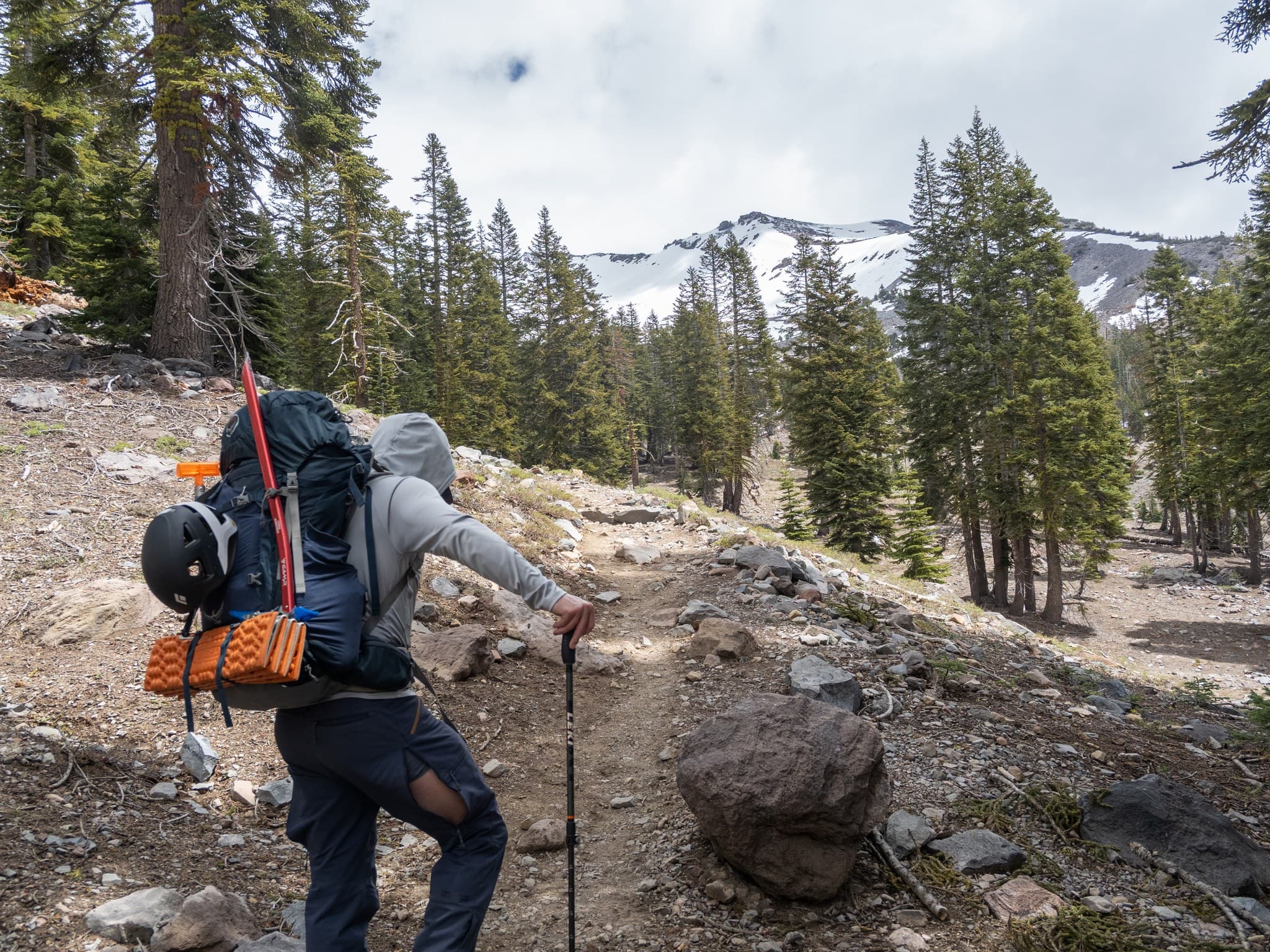 Ascent out of Bunny Flat trailhead