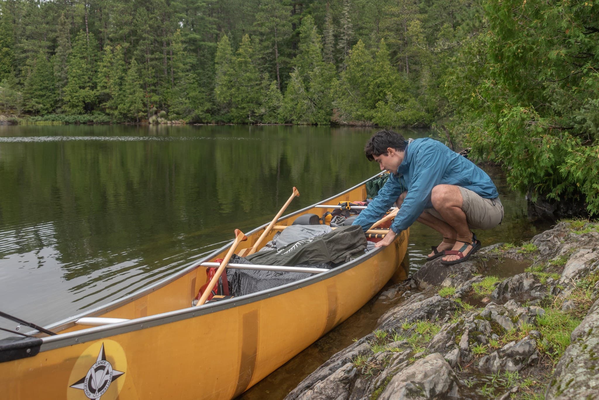 Repacking Canoe, Little Knife Portage