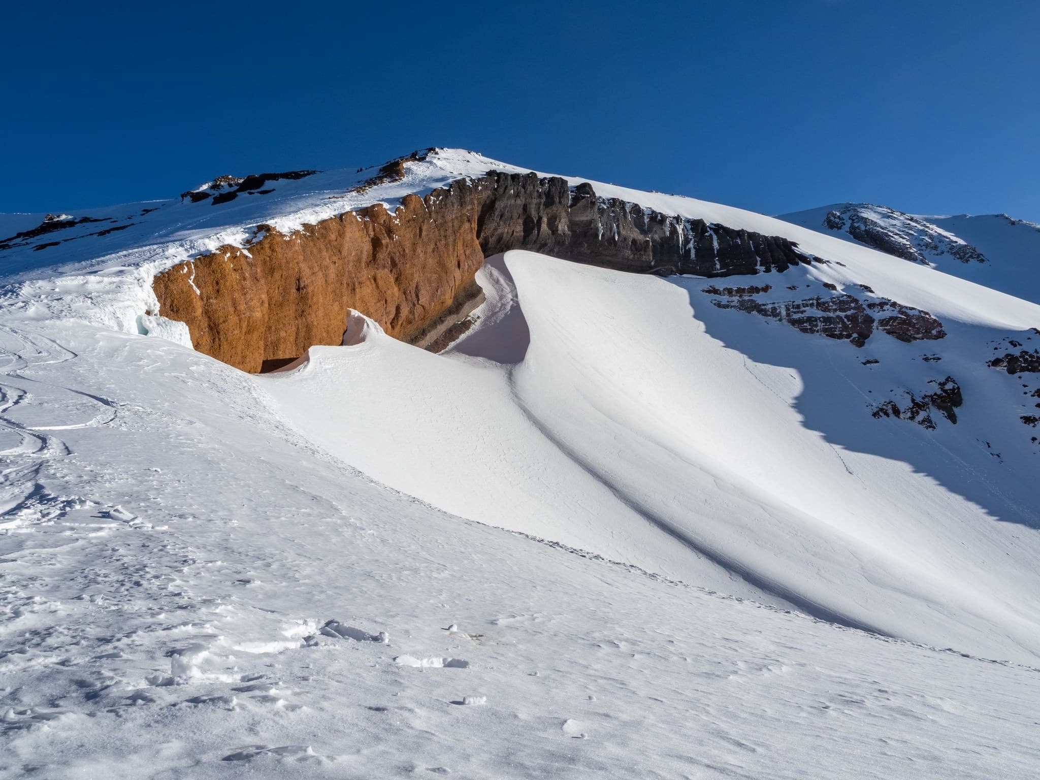 From Red Banks looking towards summit