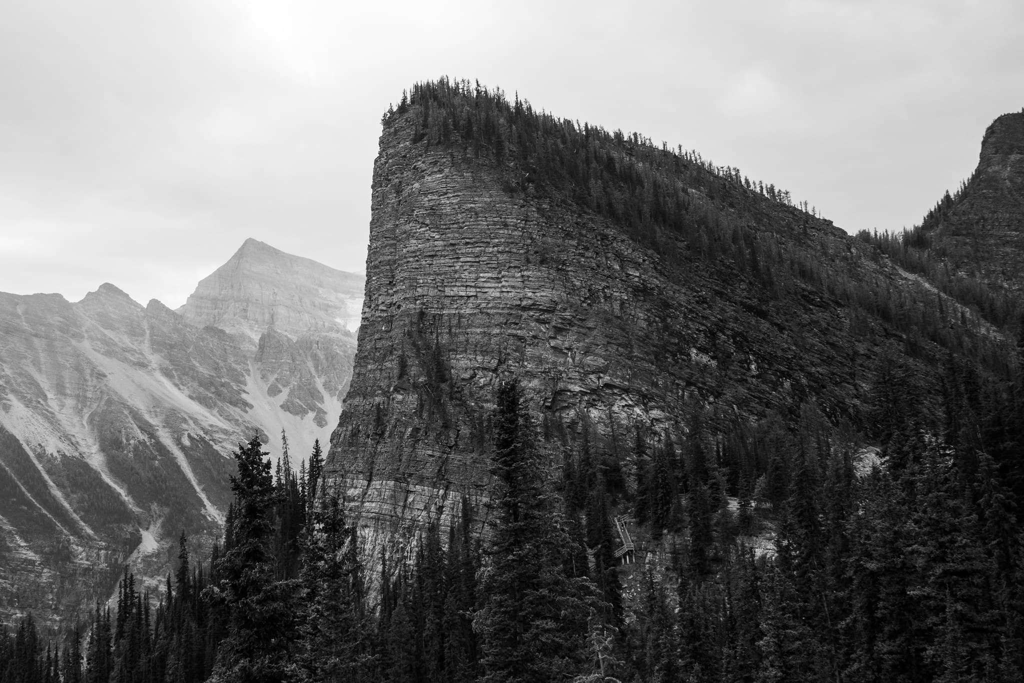 The Beehive, seen from the Lake Agnes Trail
