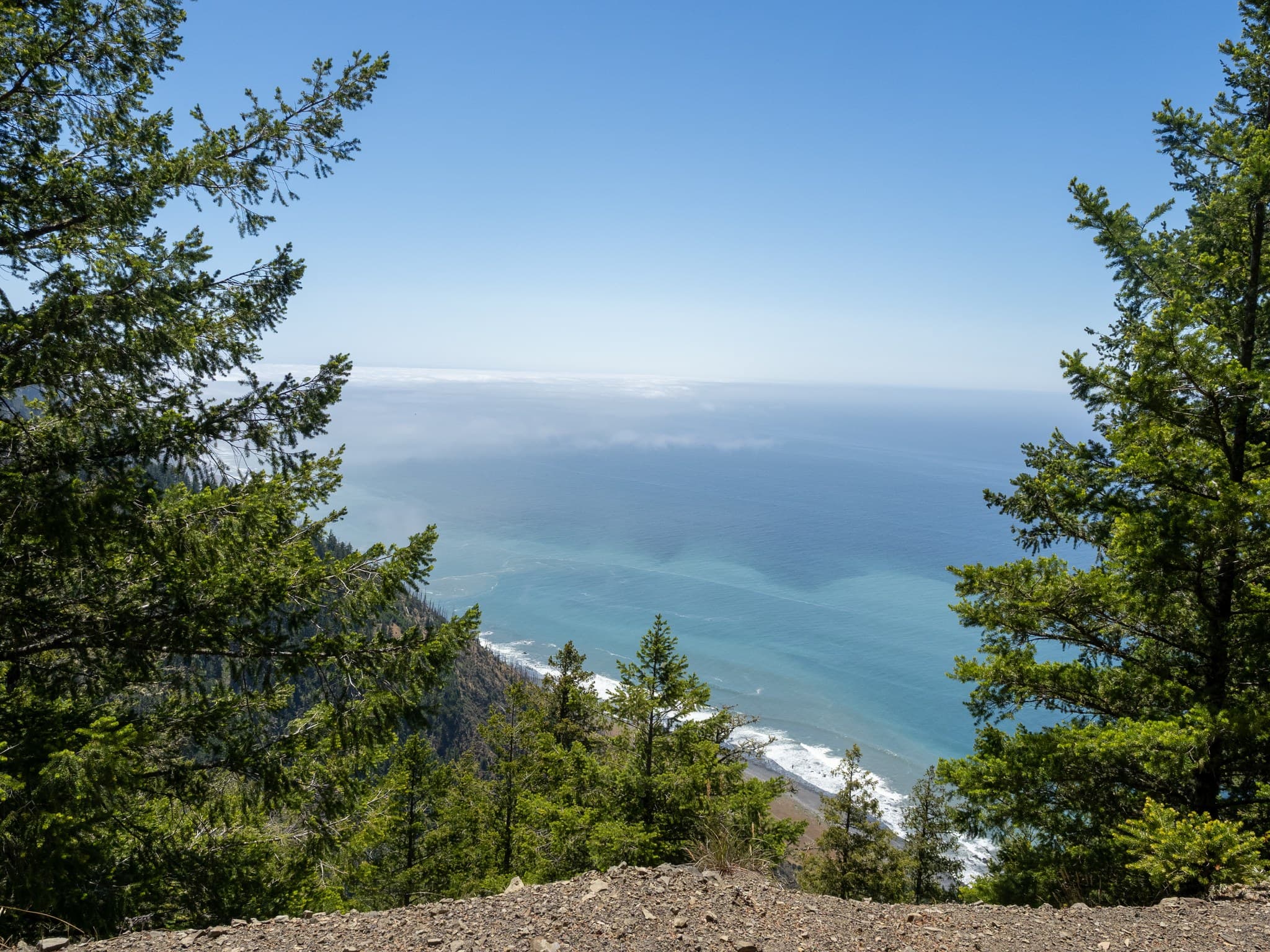 Ocean from Kinsey Creek Trail