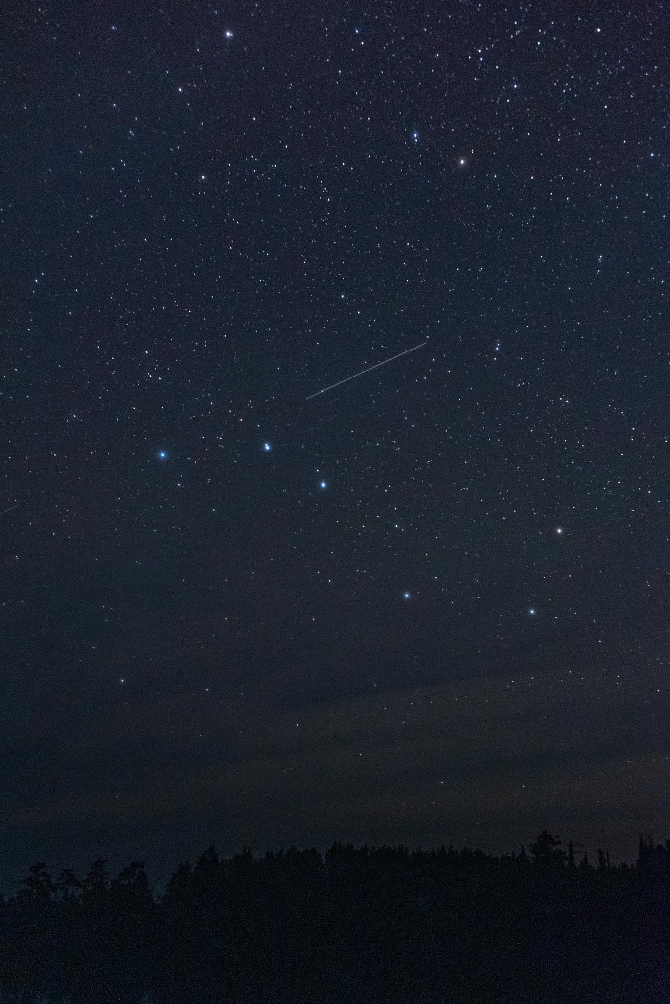 Big Dipper above Seagull Lake, BWCA