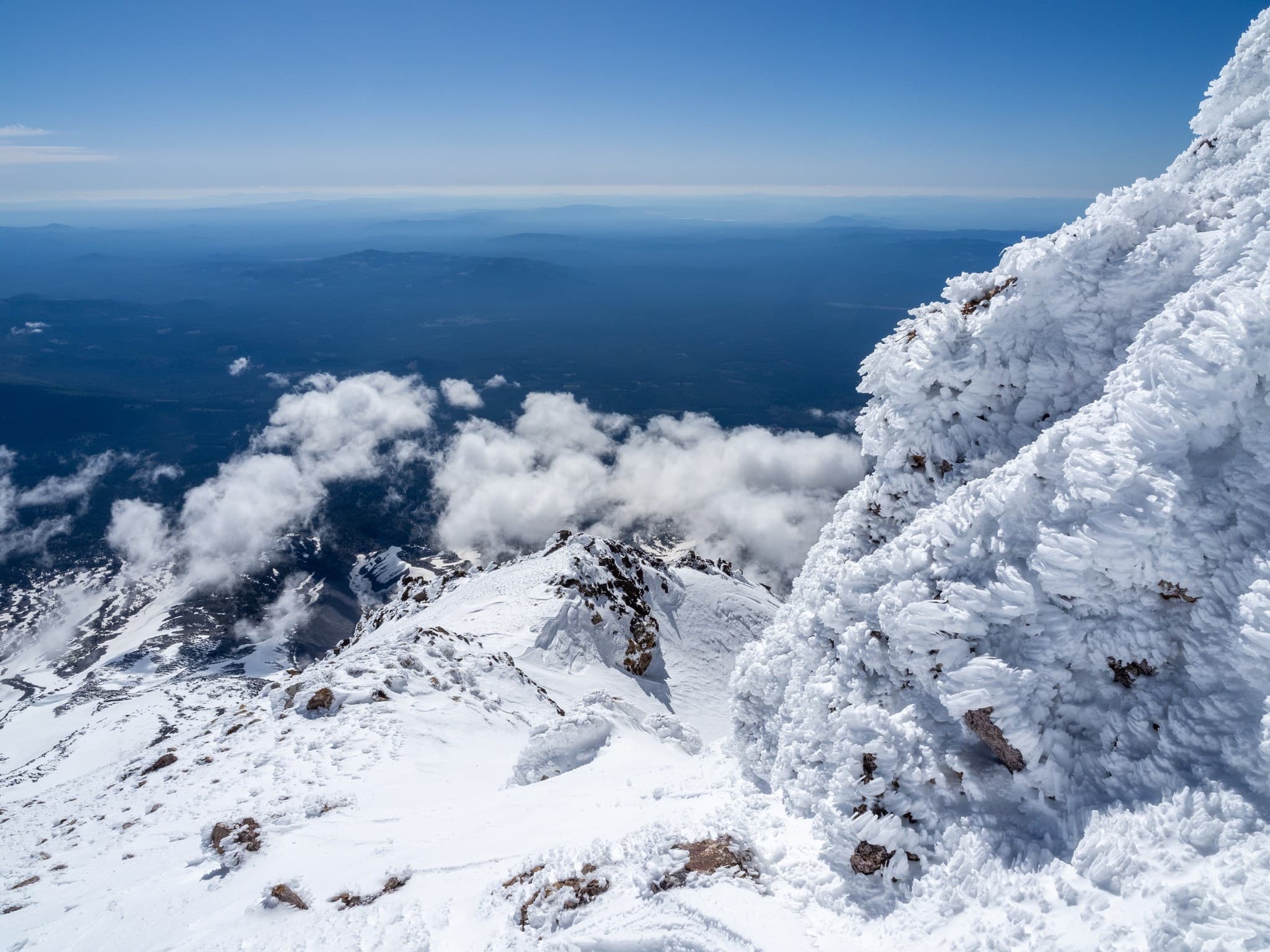 Shasta summit view
