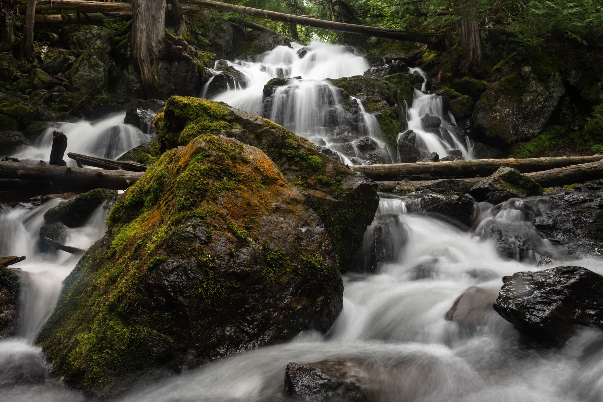 Eddy Falls on South Knife Lake