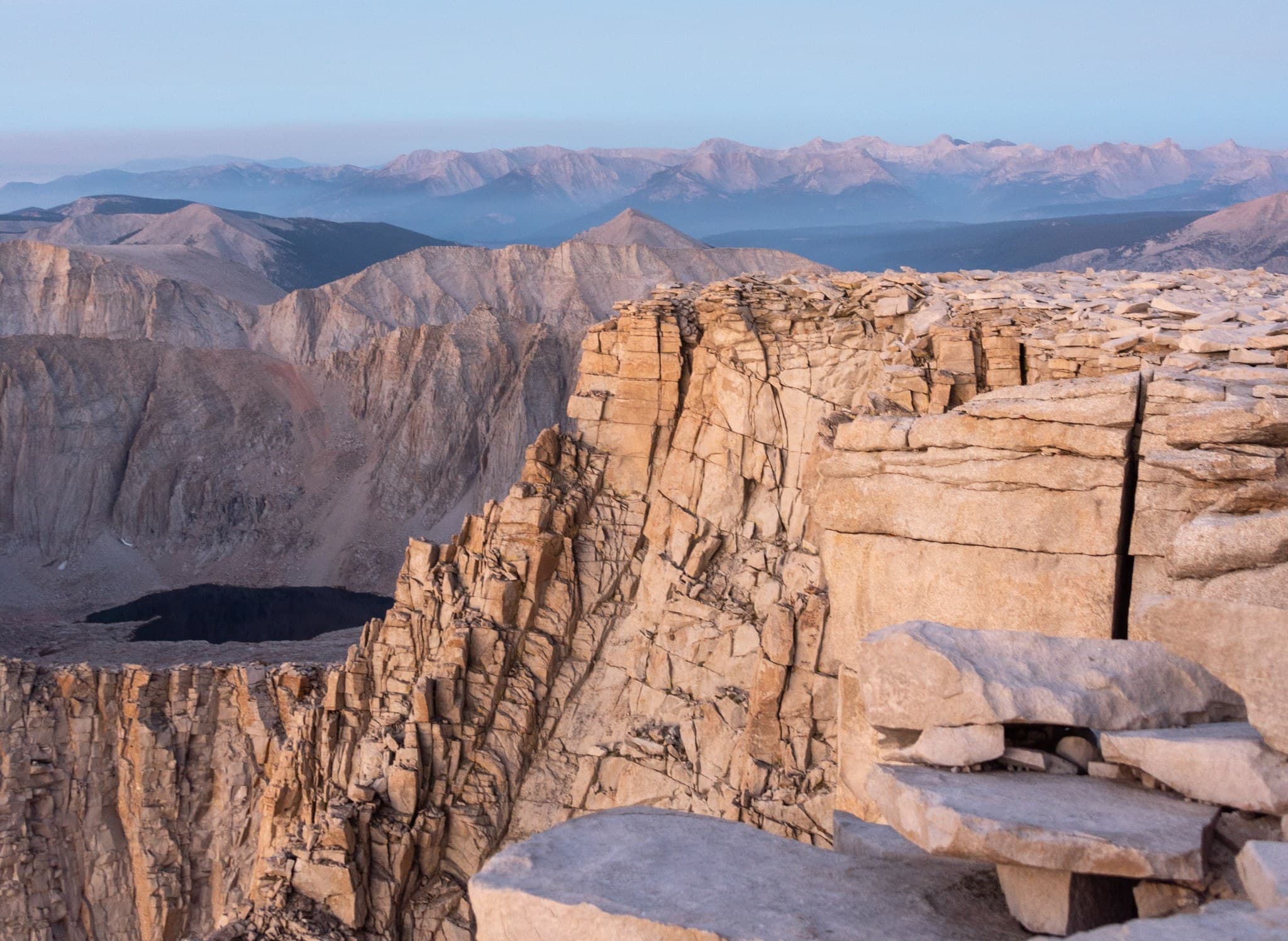 Sunrise from the Whitney Summit