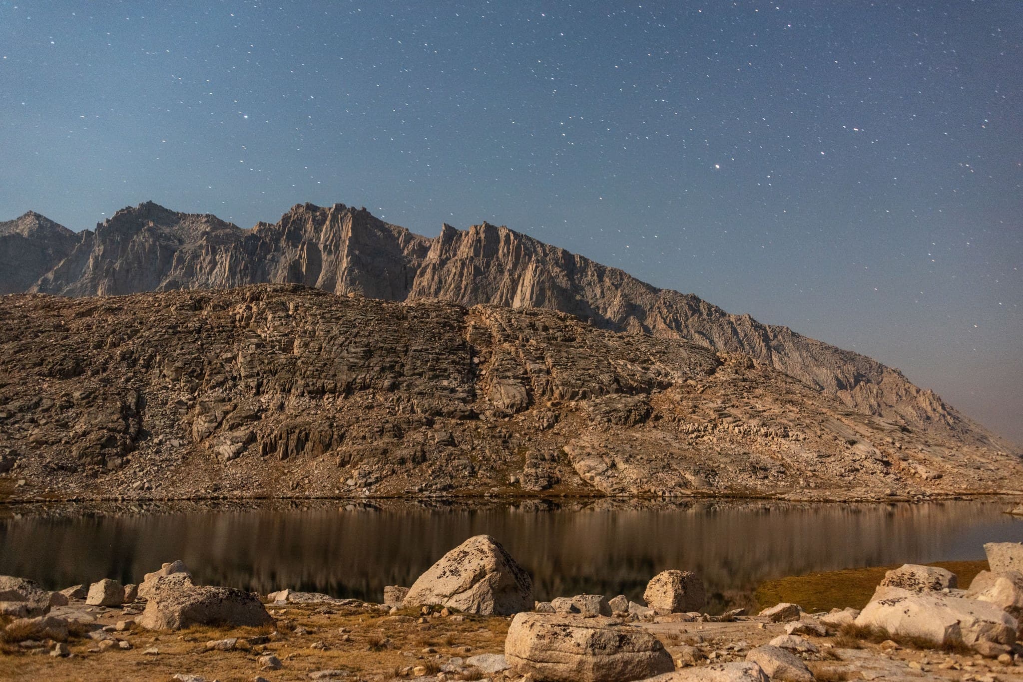Moonlight over Guitar Lake