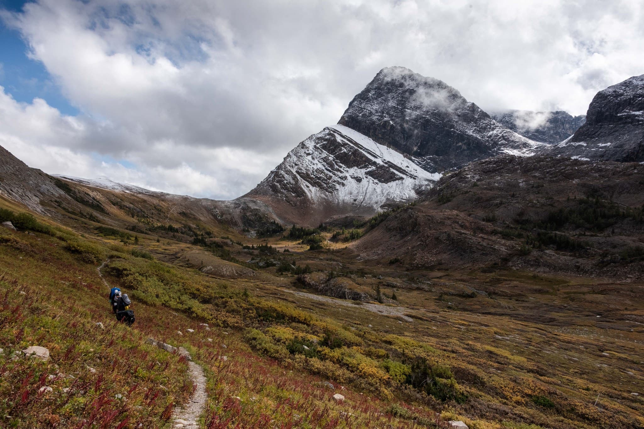 Pulsatilla Pass ascent