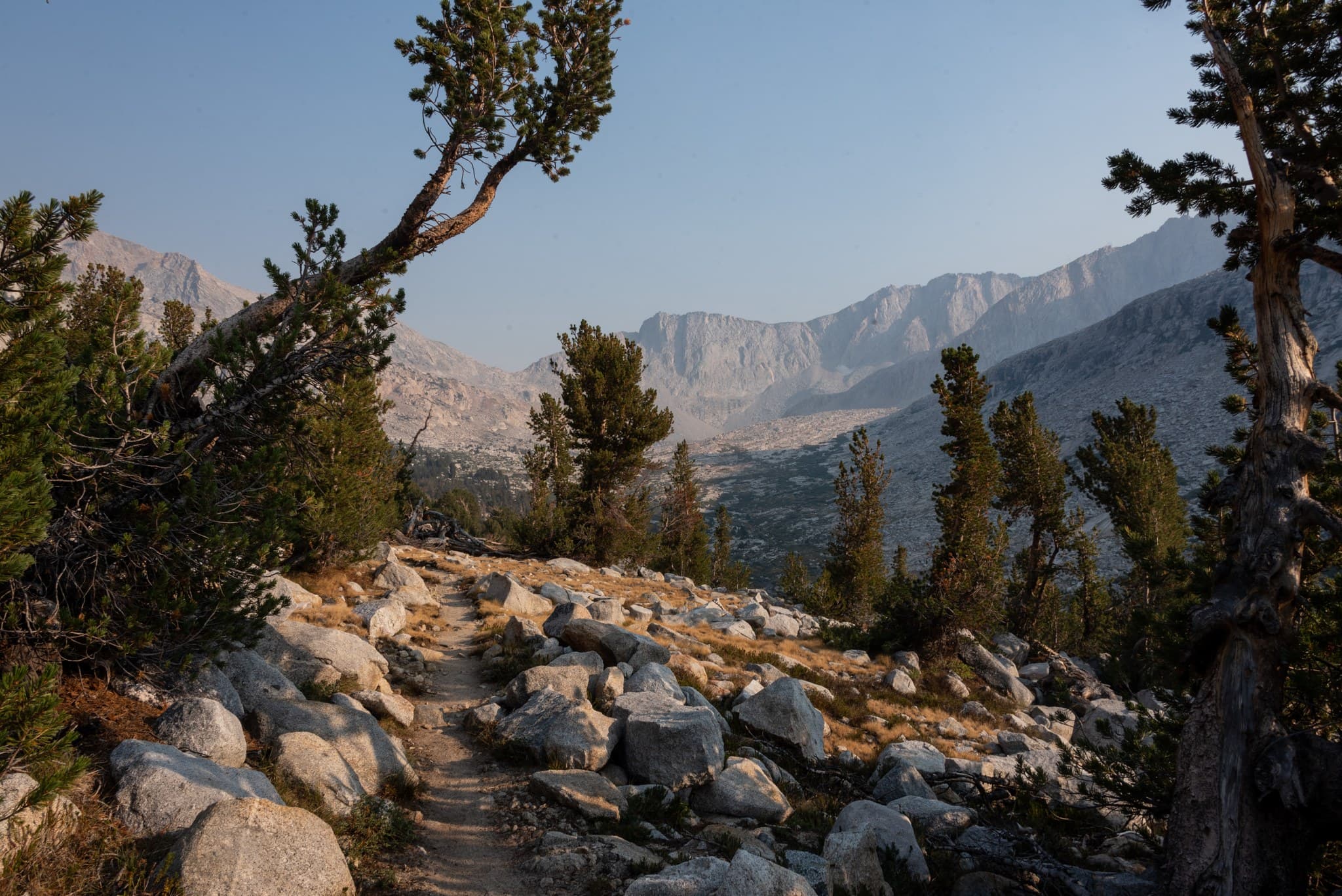 Base of Mather Pass above Upper Palisade Lake