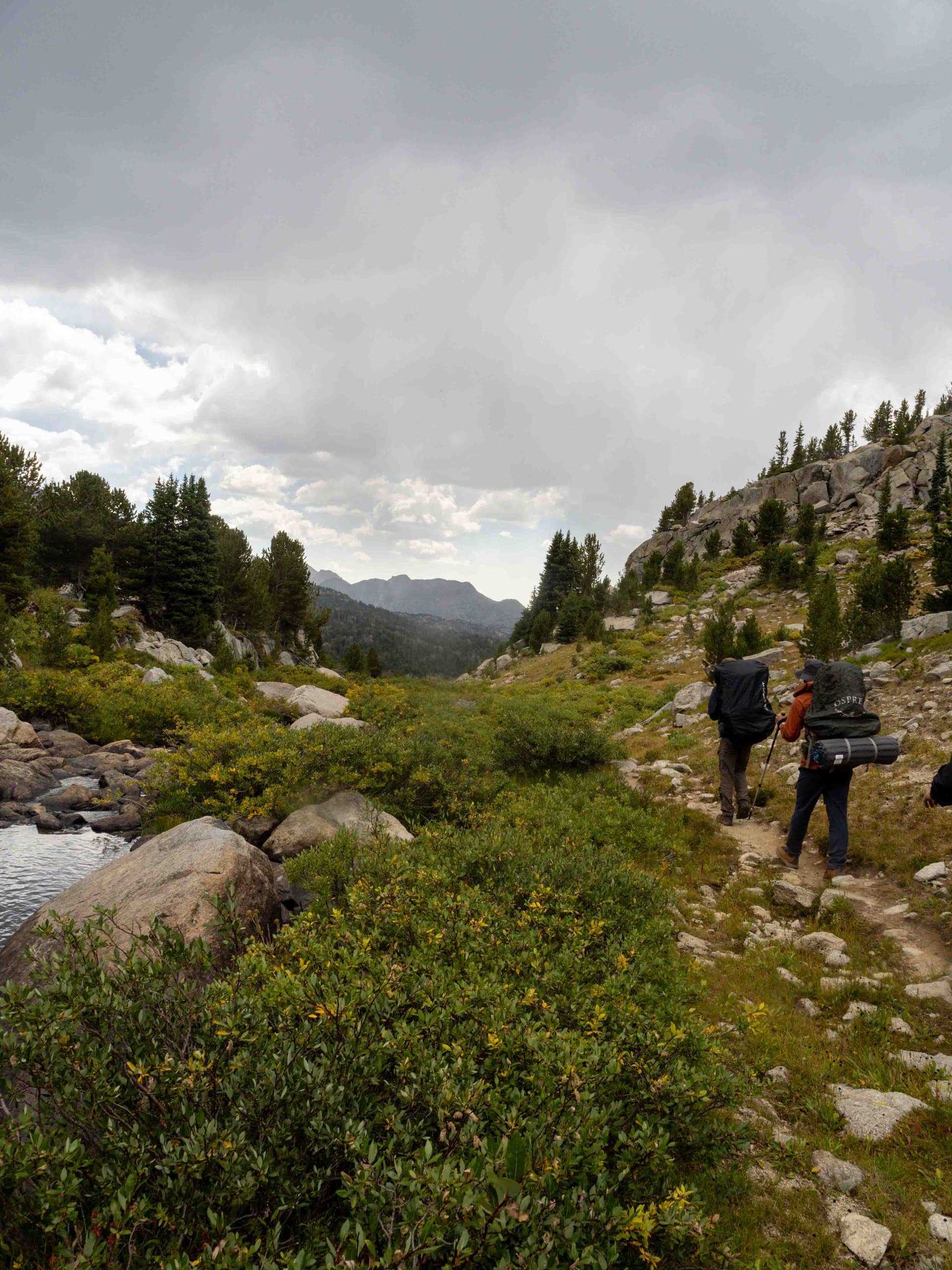 Exiting the East Fork River watershed