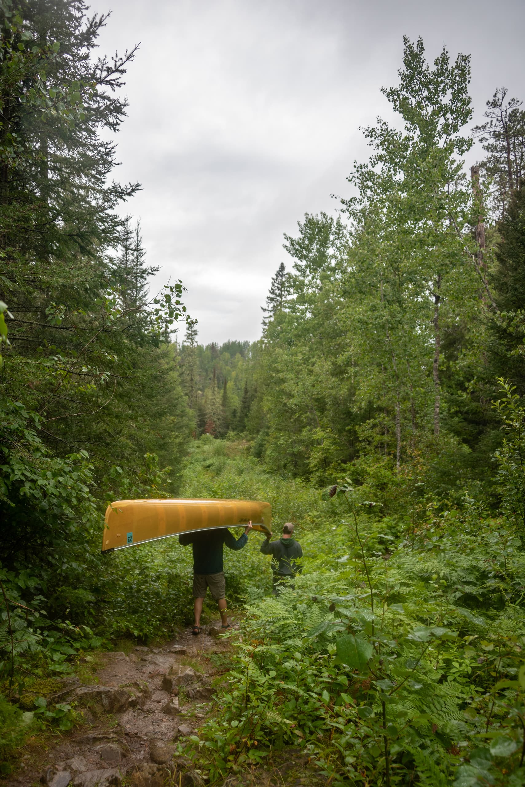 American side of Monument Portage, BWCA