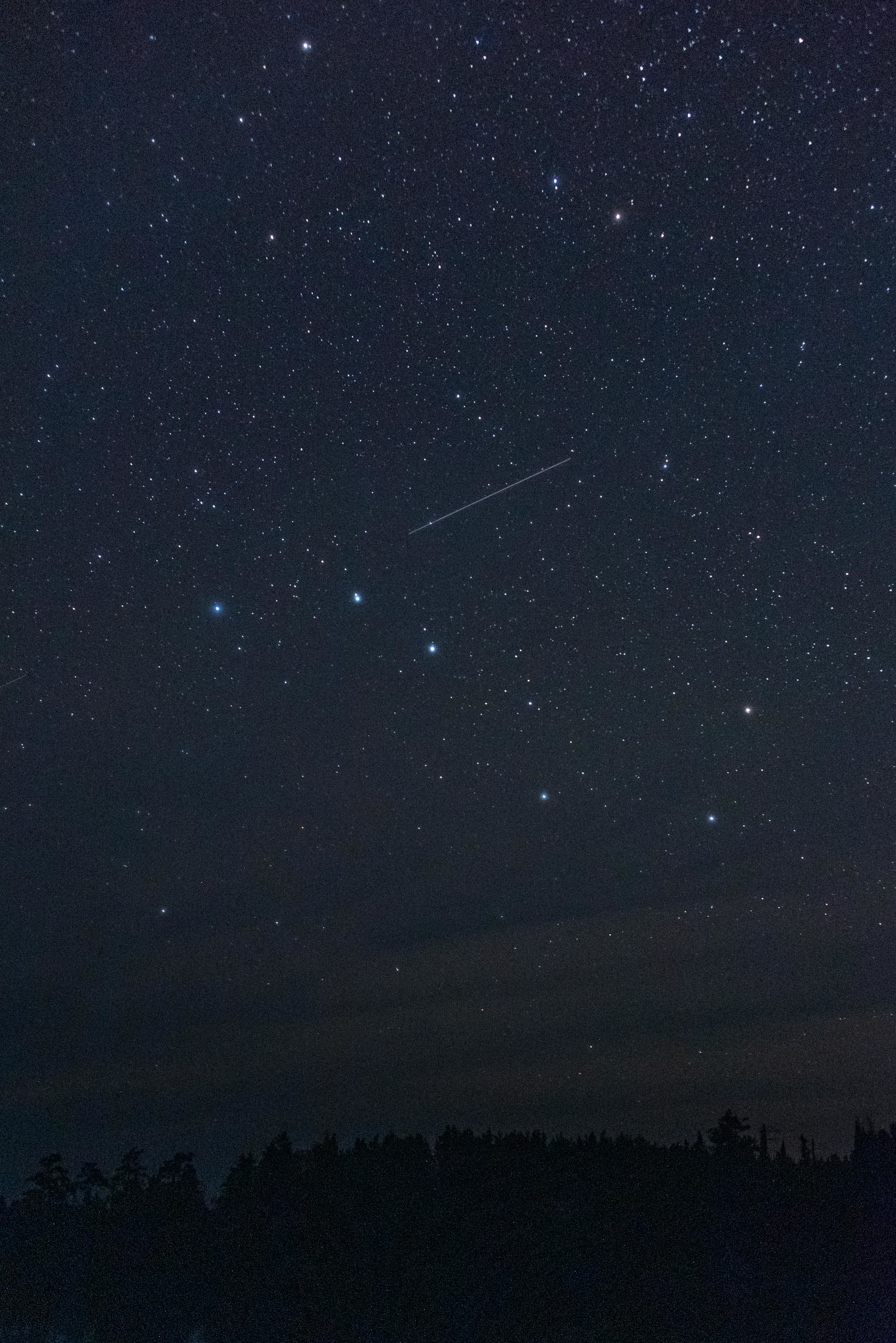 Big Dipper above Seagull Lake, BWCA