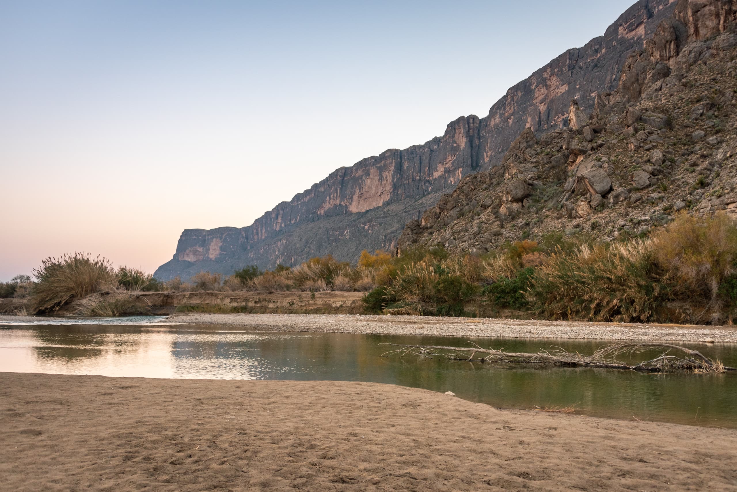 Santa Elena Canyon flowage