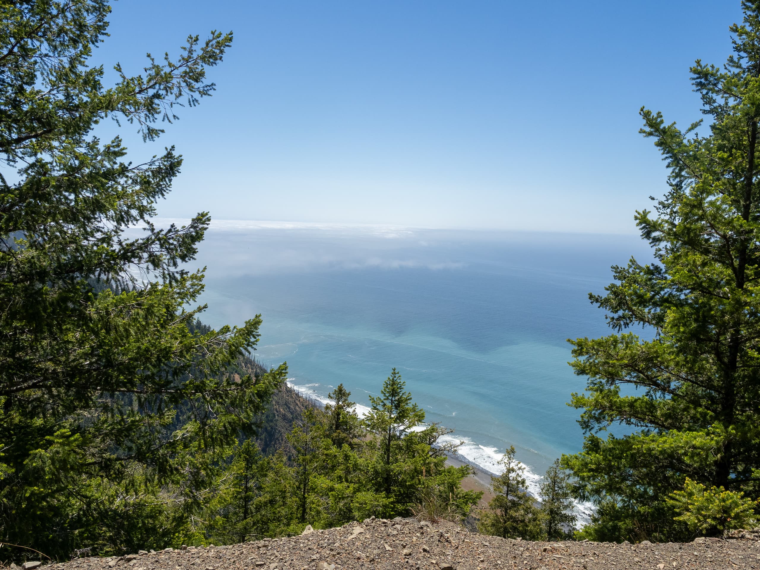 Ocean from Kinsey Creek Trail