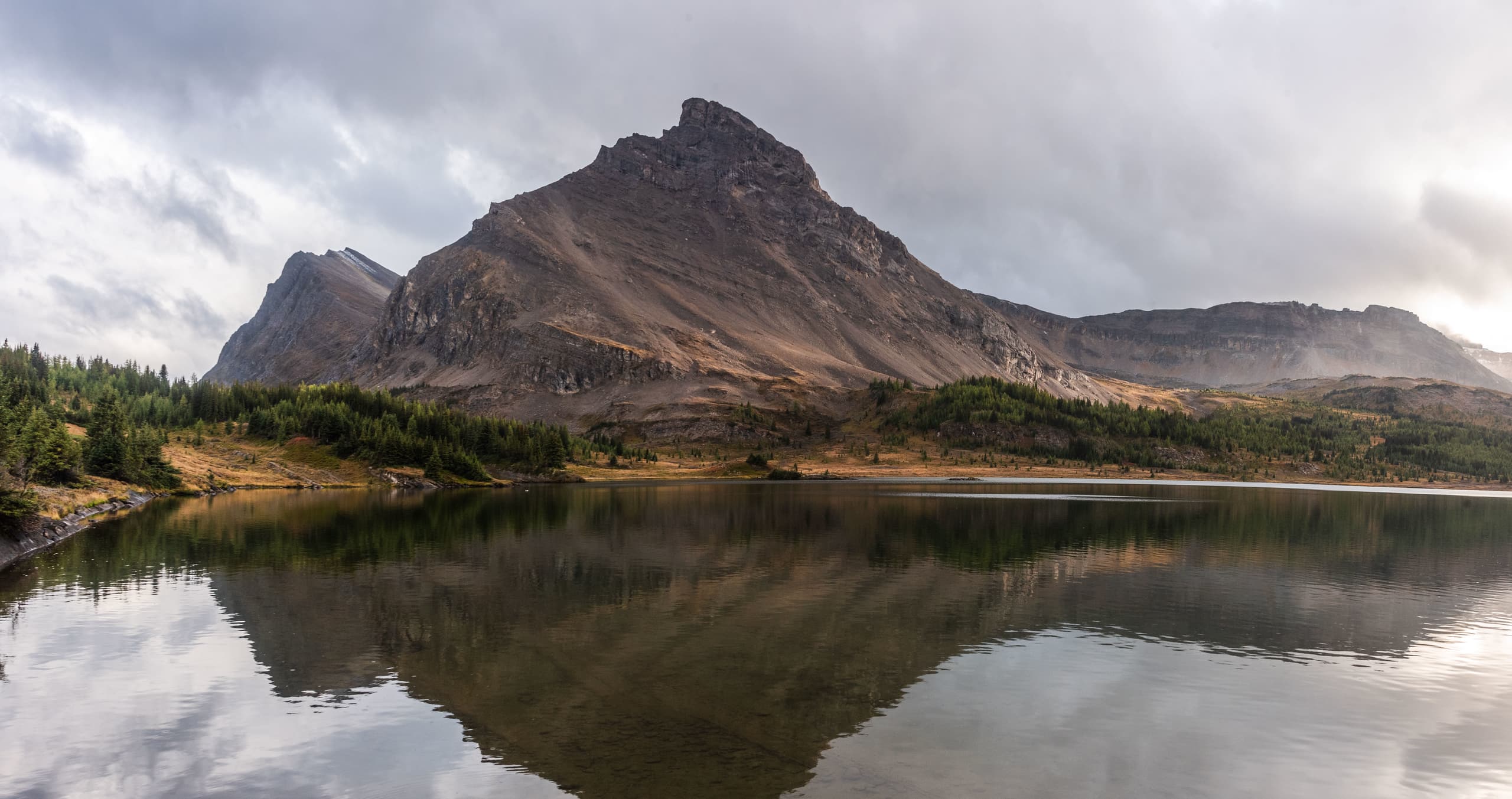 Baker Lake and Brachiopod Mountain